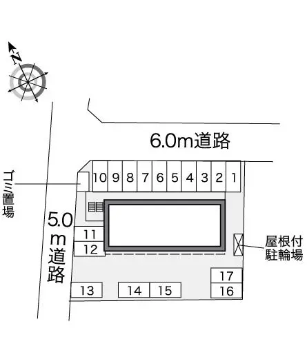 ★手数料０円★半田市宮本町　月極駐車場（LP）